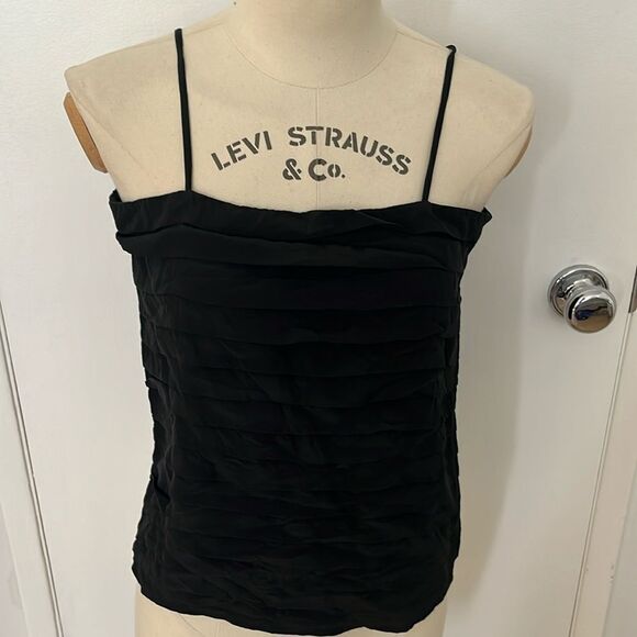 Vintage‎ Royal Silk Black Silk Tank - Picture 1 of 3